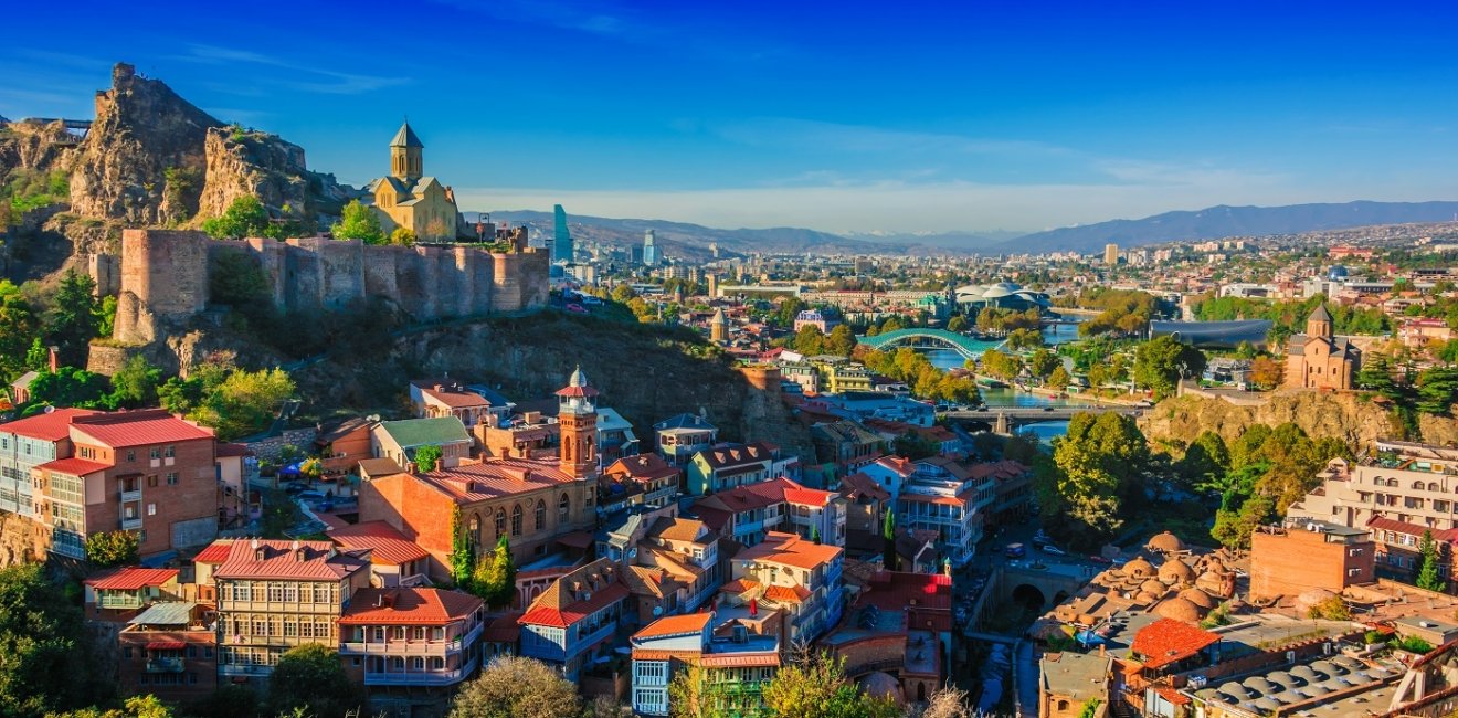 Panoramic view of Tbilisi, Georgia