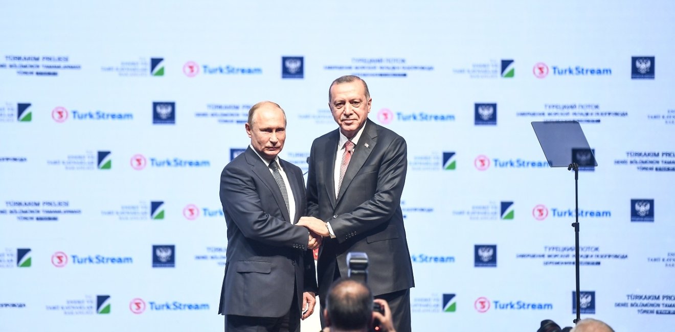 Russian President Vladimir Putin and President of Turkey Recep Tayyip Erdogan