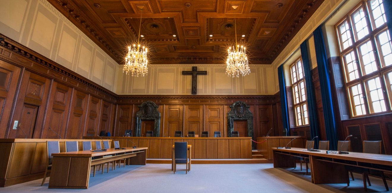 Nuremburg Courthouse interior