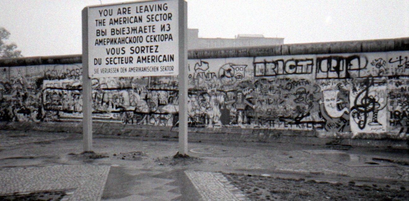 Berlin Wall in 1988