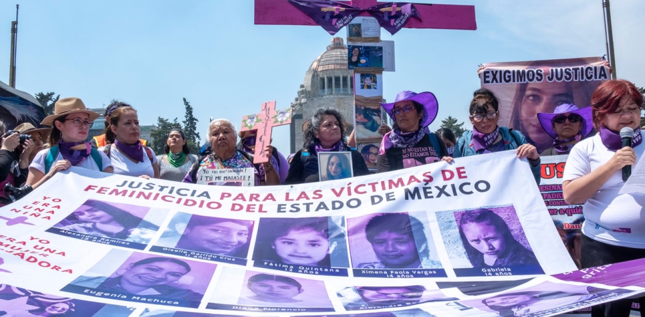 Femicide Protest in Mexico City