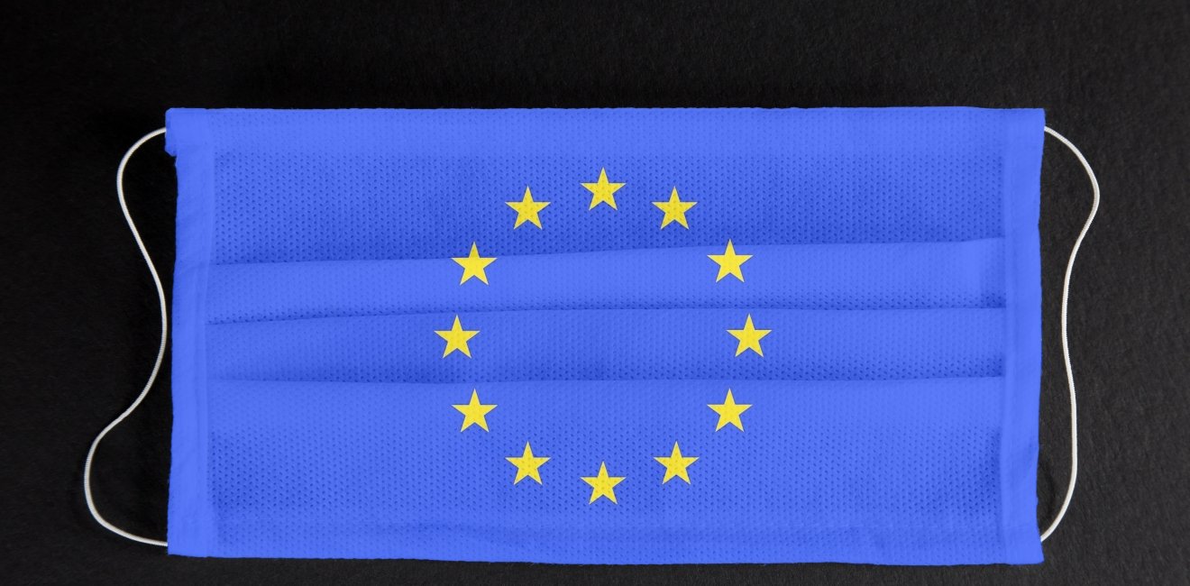 EU flag mask