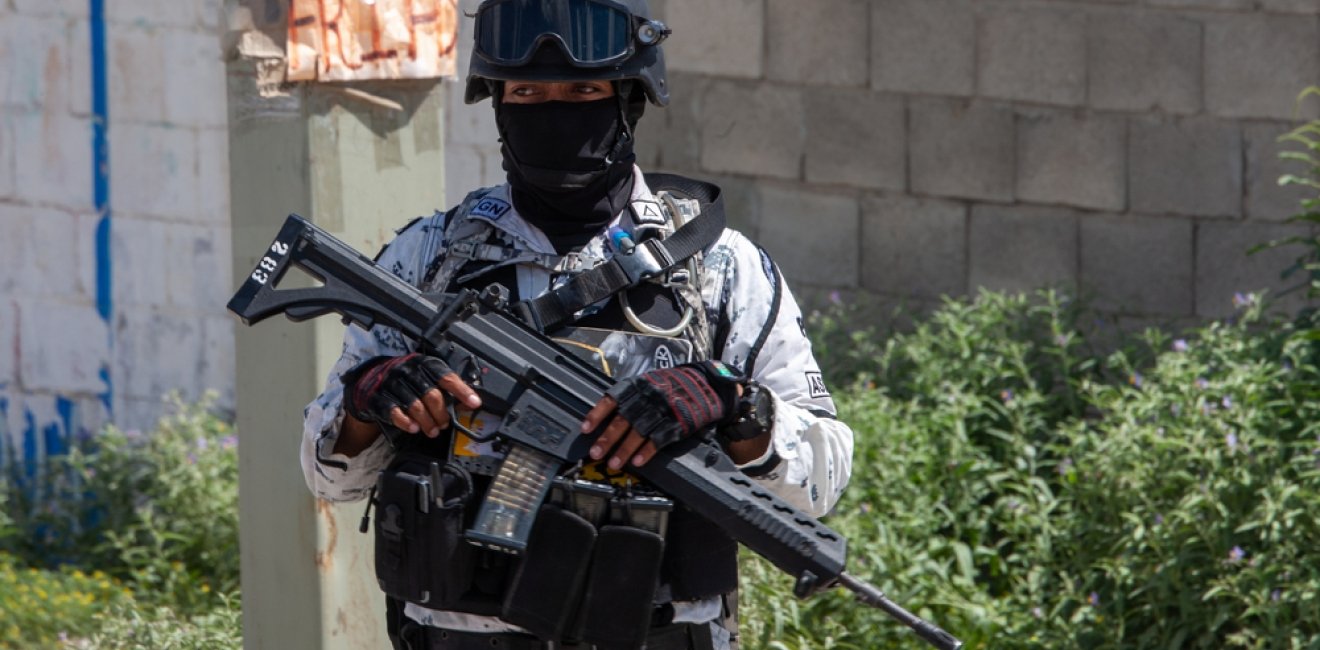 Mexico's National Guard in Juárez, Mexico