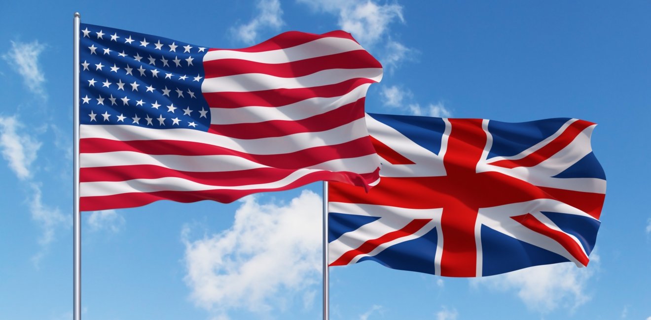 UK and US Flags