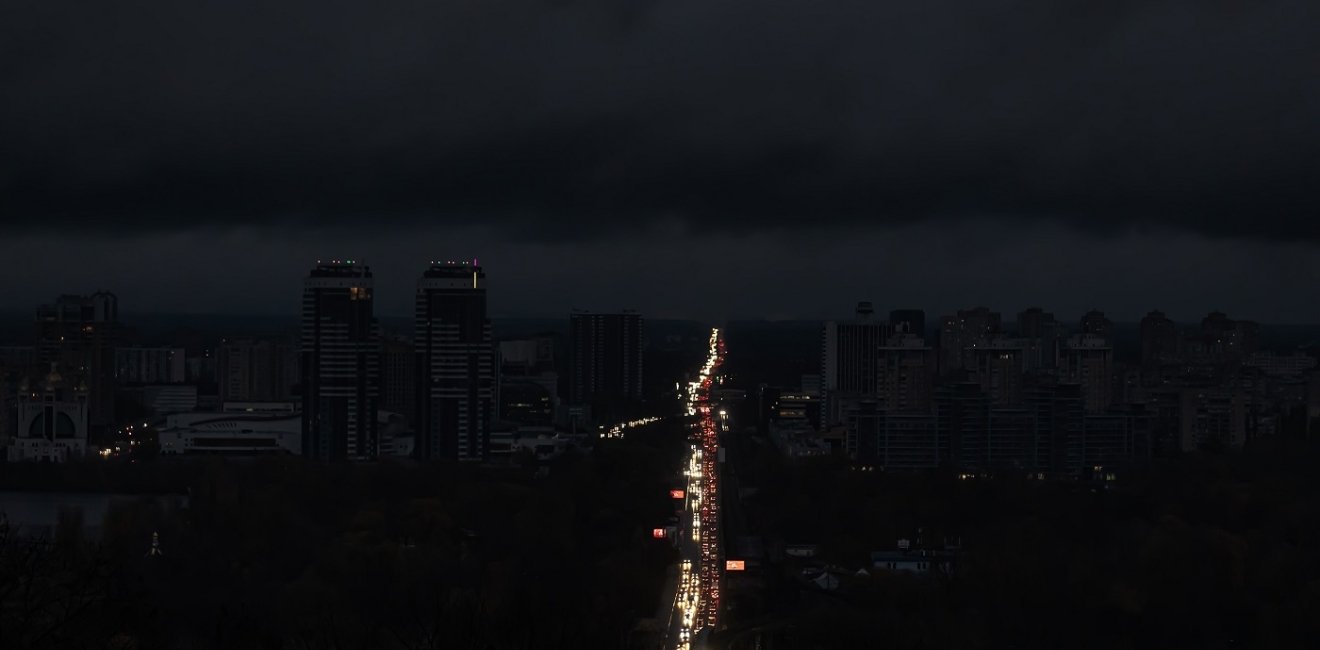 Blackout in the Ukrainian capital Kyiv