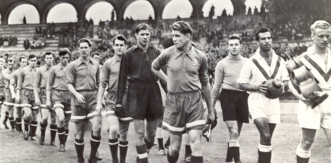 Soviet soccer team circa 1954