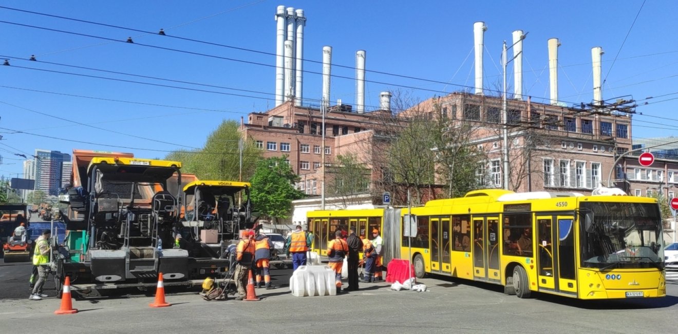 Road Construction in Kyiv