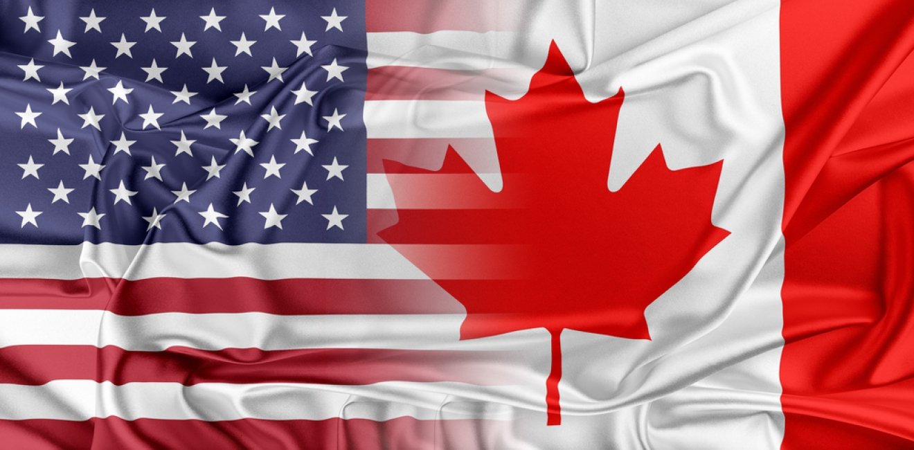 Relations between two countries. USA and Canada