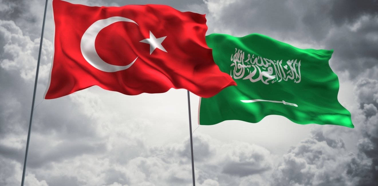 Turkey Saudi Arabia flags