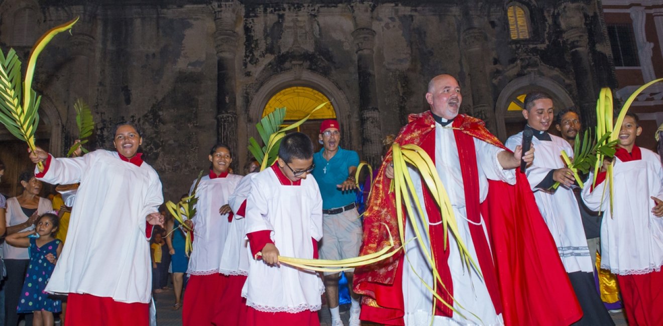 Nicaraguan Palm Sunday Procession