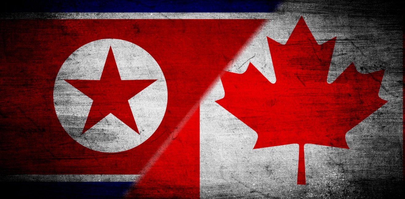 Canada_NorthKorea_Flags