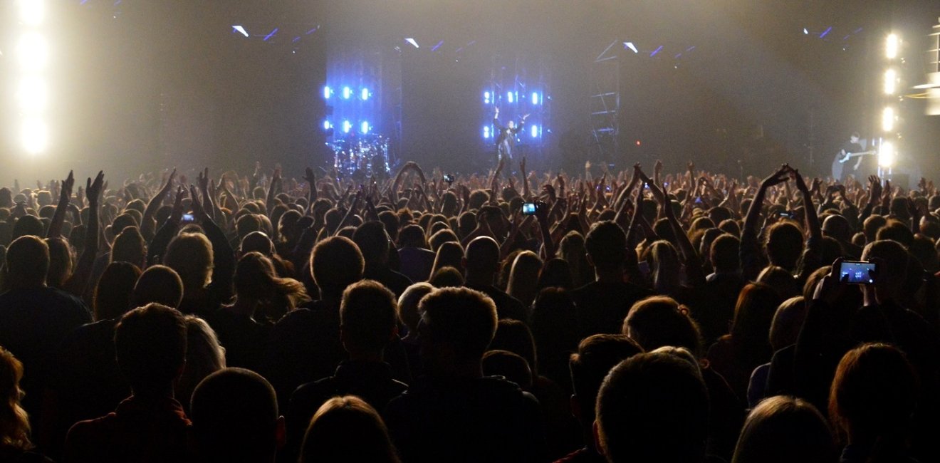 crowded concert in Kyiv Ukraine