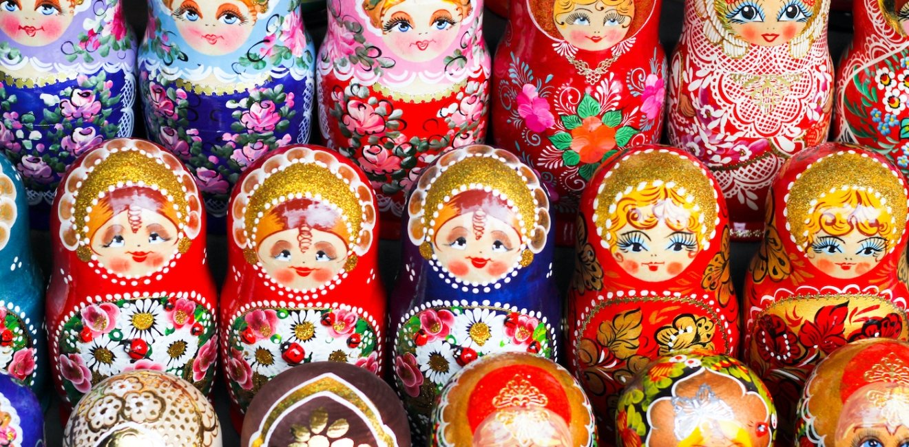 Russian dolls for sale in Moscow