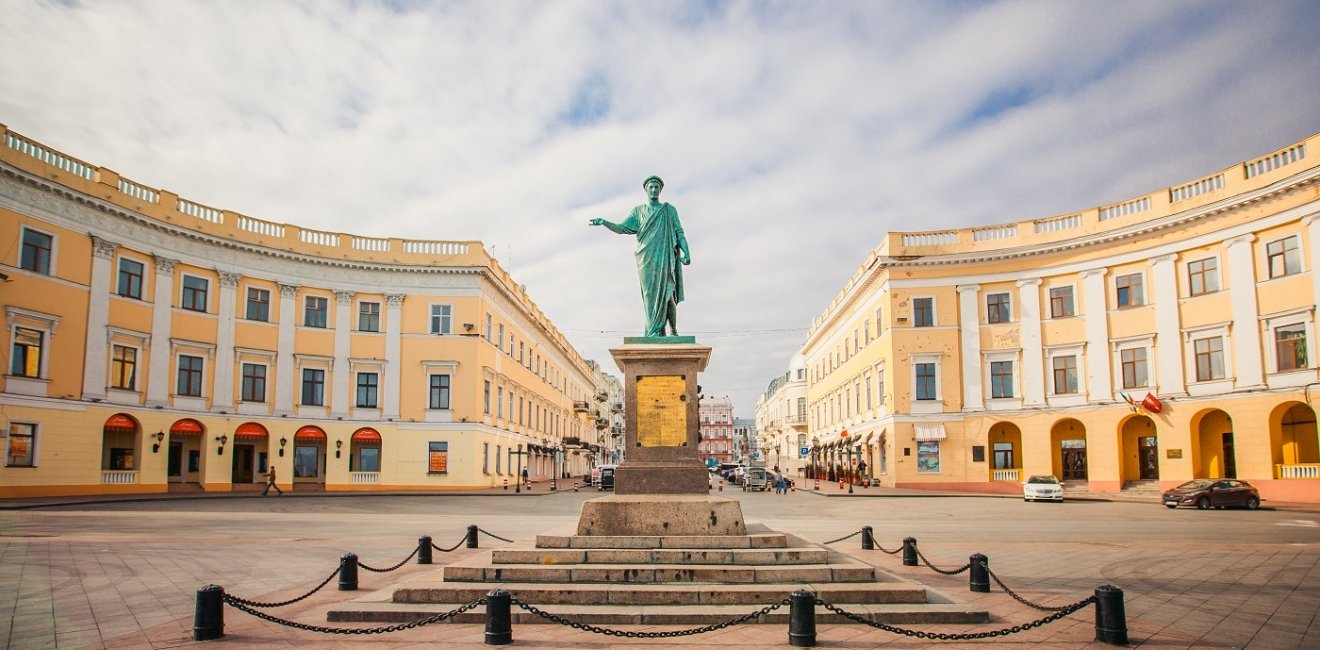 Monument to Duc de Richelieu in Odessa