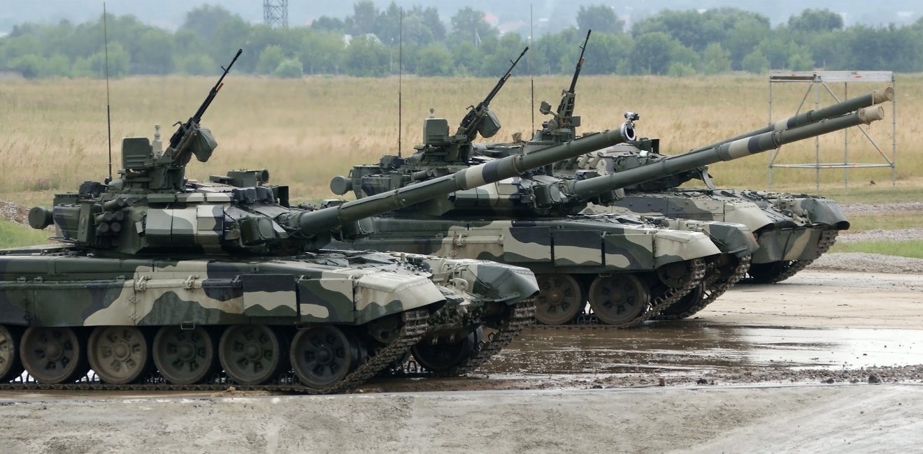 Image of a main Russia battle tank