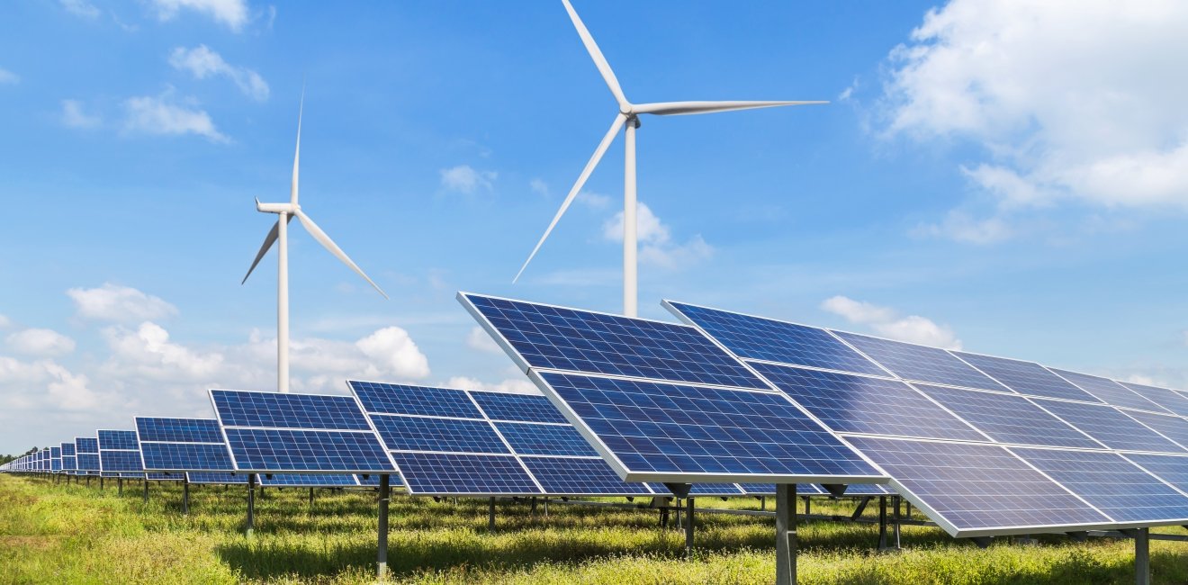 Wind Turbines and Solar Panels