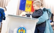 Moldova voting center 