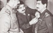 Saddam Hussein and brother-in-law Adnan Khairallah