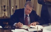 President Jimmy Carter Signing Refugee Bill