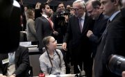 Sixteen-year-old Swedish climate activist Greta Thunberg attends the European Economic and Social Committee event on February 21, 2019, in Brussels, Belgium