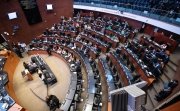 Mexico City, Mexico October 12 2024. Session of the Senate where, through a raffle, positions in the judiciary were randomly defined for popular election.