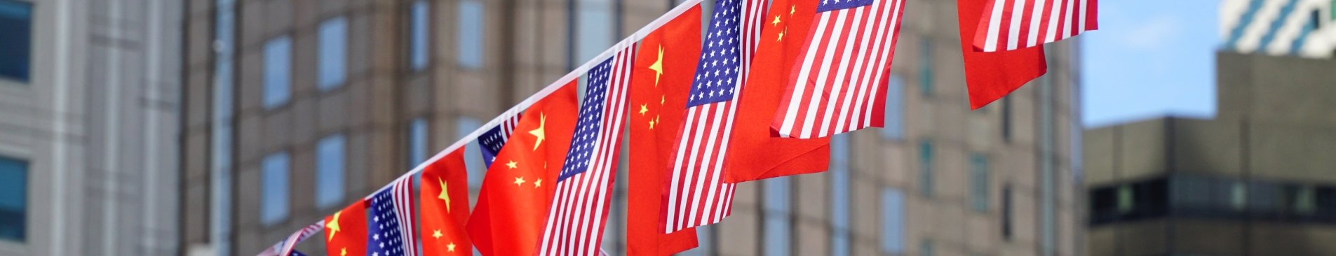 US and Chinese flags