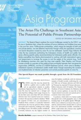 The Avian Flu Challenge in Southeast Asia: The Potential of Public-Private Partnerships