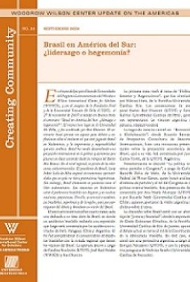 Brasil en Am&#233;rica del Sur: &#191;liderazgo o hegemon&#237;a?