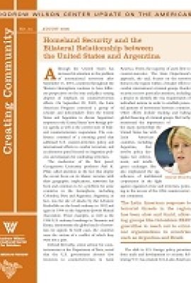 Homeland Security and the Bilateral Relationship Between Argentina and the United States