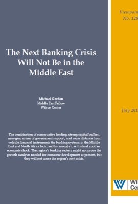 The Next Banking Crisis Will Not Be in the Middle East