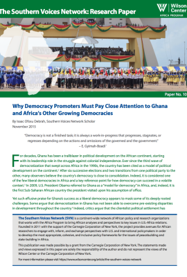 Why Democracy Promoters Must Pay Close Attention to Ghana and Africa’s Other Growing Democracies