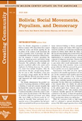 Bolivia: Social Movements, Populism, and Democracy