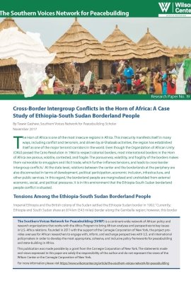 Mitigating Cross-Border Intergroup Conflicts along the Ethiopia-South Sudan Border