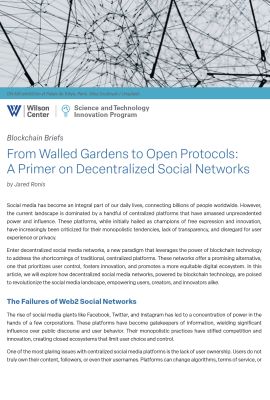 Front page of the publication: From Walled Gardens to Open Protocols: A Primer on Decentralized Social Networks