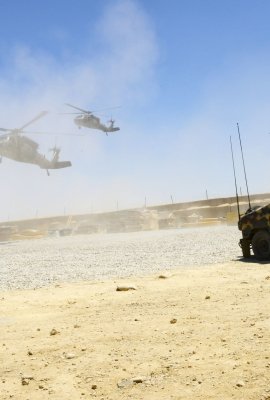 Afghan soldiers in Afghanistan.