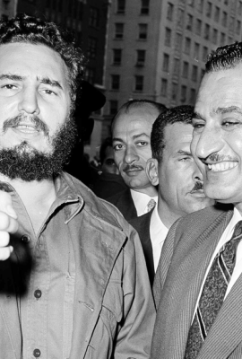 Fidel Castro and Gamal Abdel Nasser