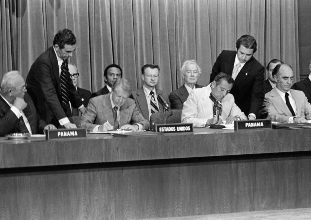 President Jimmy Carter and President Torrijos Panama