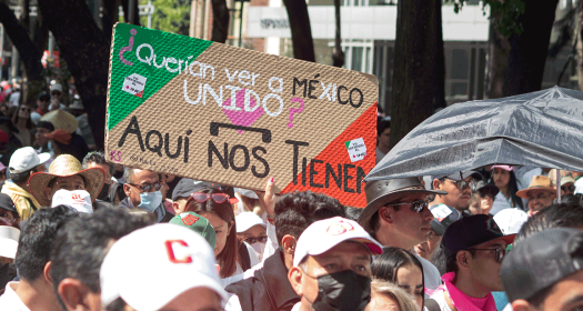 Protest in Mexico City