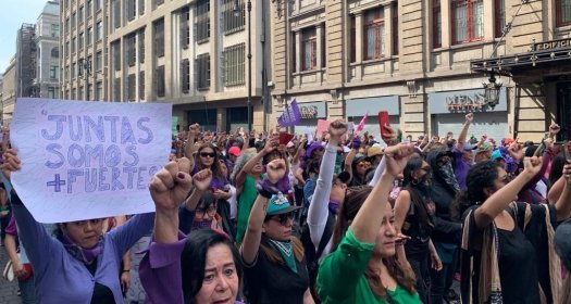 Protests in Mexico in March 2020