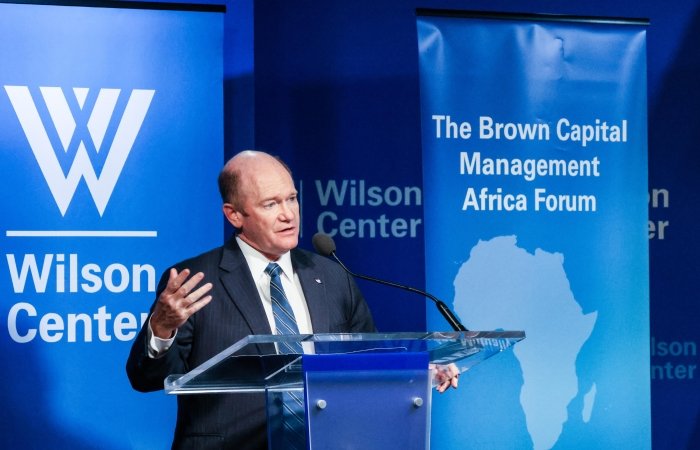 Chris Coons Speaking at Wilson Center