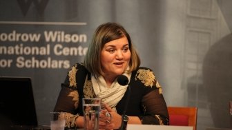 Ion Ratiu Democracy Awardee, Angela Kocze, Speaks for VOA's Press Conference USA