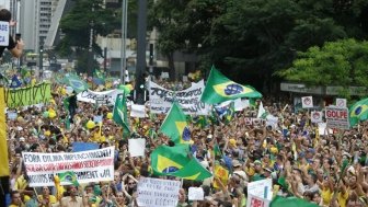 Protests in Sao Paulo, March 16 2015