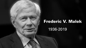 The Wilson Center Mourns the Passing of Board Chairman Frederic V. Malek