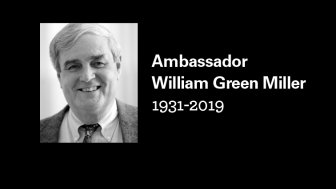 The Wilson Center Mourns the Passing of Ambassador William Green Miller