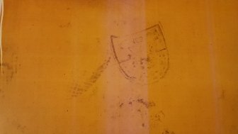 A footprint is visible on the back of one of the documents taken during the 1953 uprising.