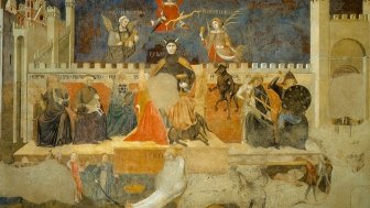 'The Allegory of Good and Bad Government' painted by Italian artist Ambrogio Lorenzetti between 1338 and 1339. Source: Wikimedia Commons.