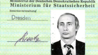 A photo ID card issued to a young Vladimir V. Putin by the Stasi. Source: BStU, MfS, BV Dresden, HA KuSch, Nr. 7216, pp. 4a-4b.