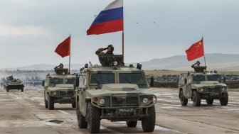 Military Parade on Vostok-2018 Maneuvers. Source: Wikimedia Commons.