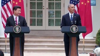 President Obama and the President of the People’s Republic of China hold a Joint Press Conference