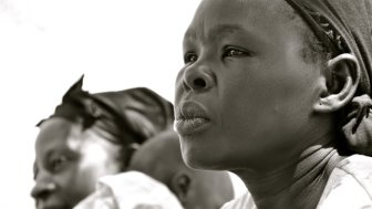 Black and white portraits Kenya